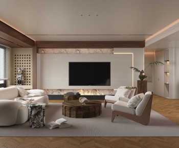 Modern A Living Room-ID:288595914