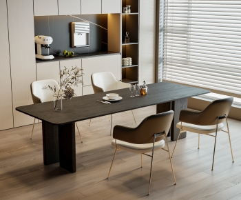 Modern Dining Table And Chairs-ID:472496994
