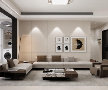 Modern A Living Room-ID:849649915