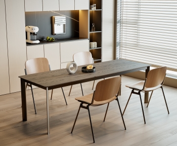 Modern Dining Table And Chairs-ID:683314095