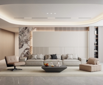 Modern A Living Room-ID:592736963