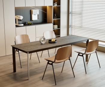 Modern Dining Table And Chairs-ID:632420064