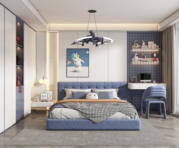 Modern Boy's Room And Son's Room-ID:205595974