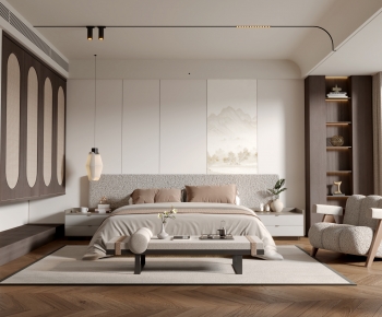 New Chinese Style Bedroom-ID:923208008