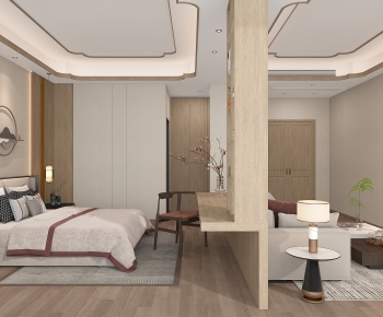 New Chinese Style Bedroom-ID:878323089