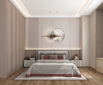 New Chinese Style Bedroom-ID:450042011