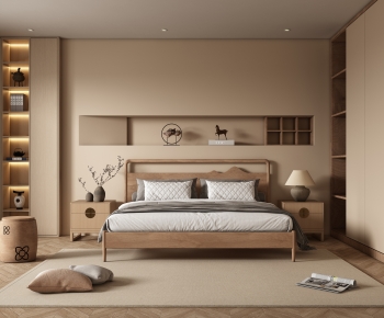 Wabi-sabi Style Bedroom-ID:138806107