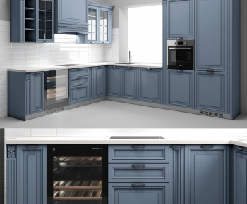 Simple European Style Kitchen Cabinet-ID:889079652