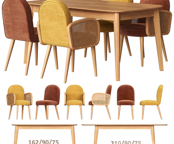 Nordic Style Dining Table And Chairs-ID:643101932