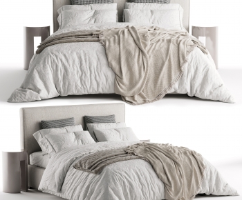 Modern Double Bed-ID:548297883
