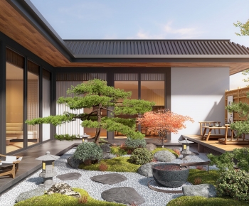 New Chinese Style Courtyard/landscape-ID:825304038
