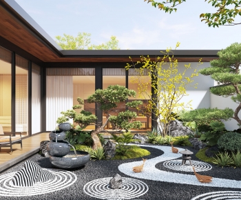 New Chinese Style Courtyard/landscape-ID:635052924