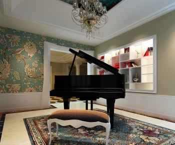 Simple European Style Piano Room-ID:101960901