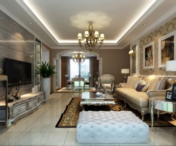 European Style A Living Room-ID:116998919