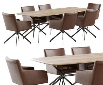 Modern Dining Table And Chairs-ID:695472966