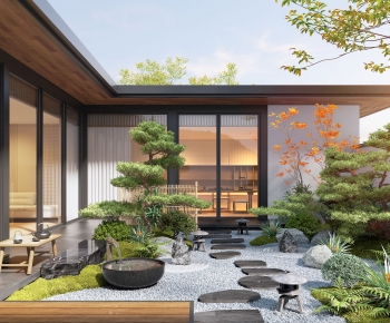 New Chinese Style Courtyard/landscape-ID:251157055