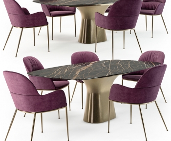 Modern Dining Table And Chairs-ID:122184047
