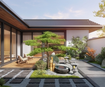 New Chinese Style Courtyard/landscape-ID:226669321