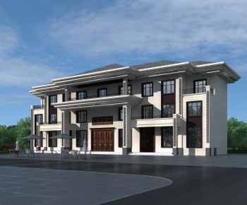 New Chinese Style Double Townhouse-ID:116132978