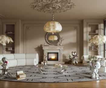 French Style A Living Room-ID:151304018