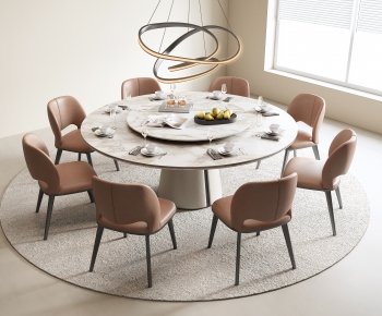 Modern Dining Table And Chairs-ID:768778097