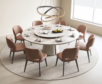 Modern Dining Table And Chairs-ID:289788015