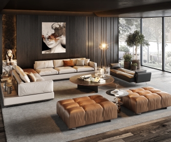 Modern A Living Room-ID:813106063