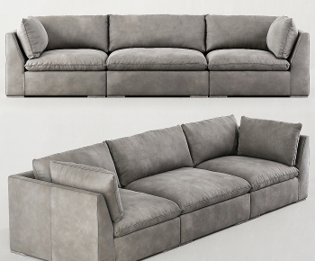 Modern Three-seat Sofa-ID:235472927