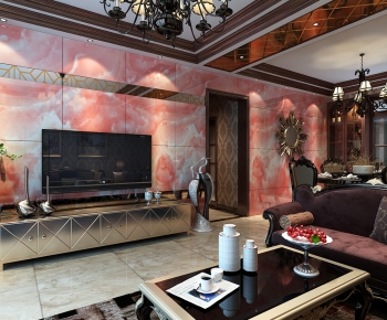 European Style A Living Room-ID:931459903