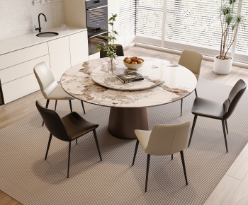 Modern Dining Table And Chairs-ID:661298045