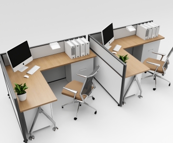 Modern Office Desk And Chair-ID:150675066