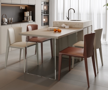 Modern Dining Table And Chairs-ID:540649914