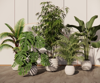 Modern Ground Green Plant Potted Plants-ID:346750023