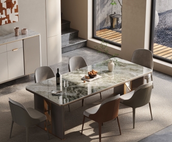 Modern Dining Table And Chairs-ID:688950067
