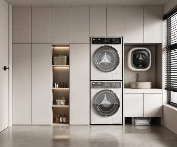 Modern Laundry Cabinet-ID:109405044