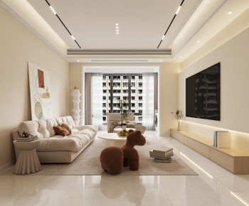 Modern A Living Room-ID:464014051
