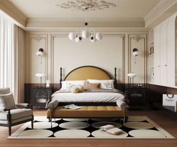 French Style Bedroom-ID:981232882
