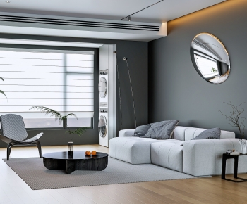 Modern A Living Room-ID:445745943