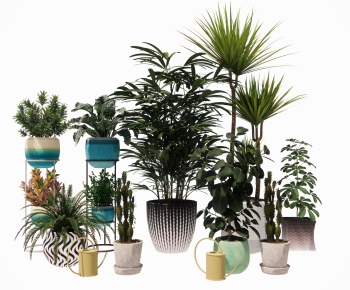 Modern Ground Green Plant Potted Plants-ID:626848944