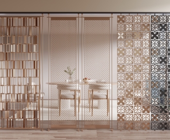 Modern Metal Screen Partition-ID:833086974