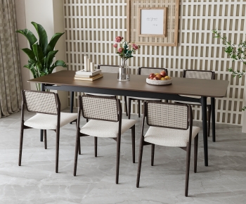 Nordic Style Dining Table And Chairs-ID:230879072