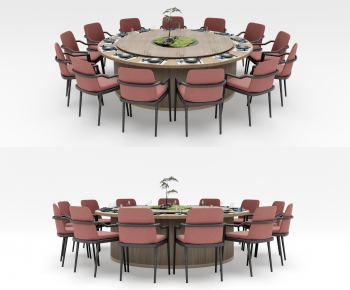 New Chinese Style Dining Table And Chairs-ID:933415897