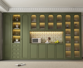 French Style Wine Cabinet-ID:306472064