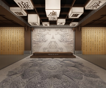 New Chinese Style Exhibition Hall-ID:224162106