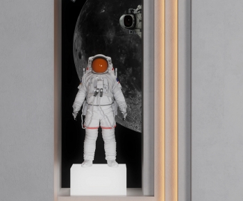现代太空人雕塑摆件-ID:781948094