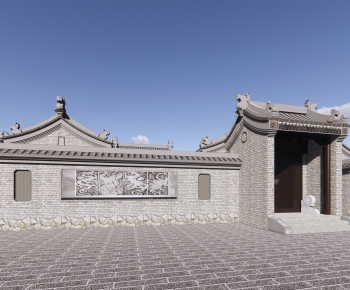 Chinese Style Ancient Architectural Buildings-ID:693140096