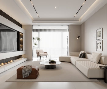 Modern A Living Room-ID:403378014