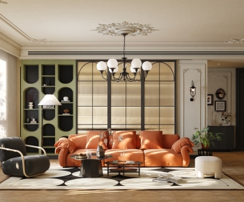French Style A Living Room-ID:801305067