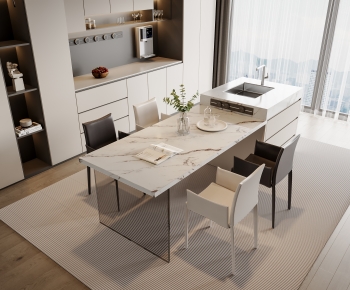Modern Dining Table And Chairs-ID:934153089
