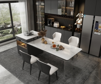 Modern Dining Table And Chairs-ID:967288972